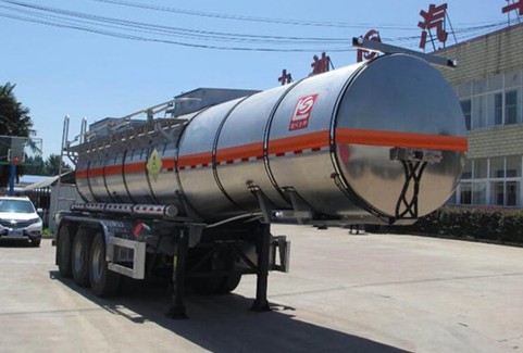 液態(tài)硝酸銨罐式半掛運輸車圖片 液態(tài)硝酸銨罐式半掛運輸車圖片