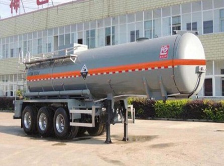 醒獅牌SLS9409GFWD型腐蝕性物品罐式運輸半掛車 醒獅牌SLS9409GFWD型腐蝕性物品罐式運輸半掛車