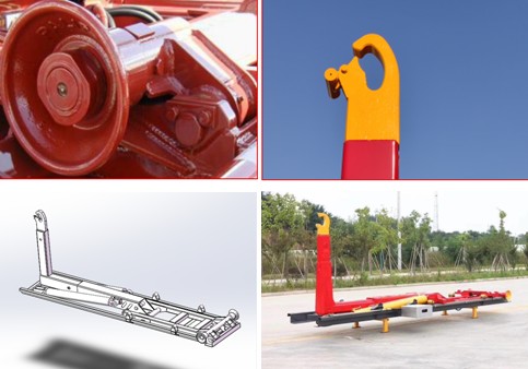 國六東風天錦小三軸勾臂垃圾車 國六東風天錦小三軸勾臂垃圾車